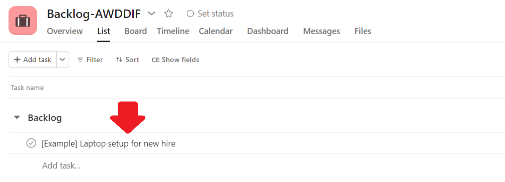 Banner proyecto Asana