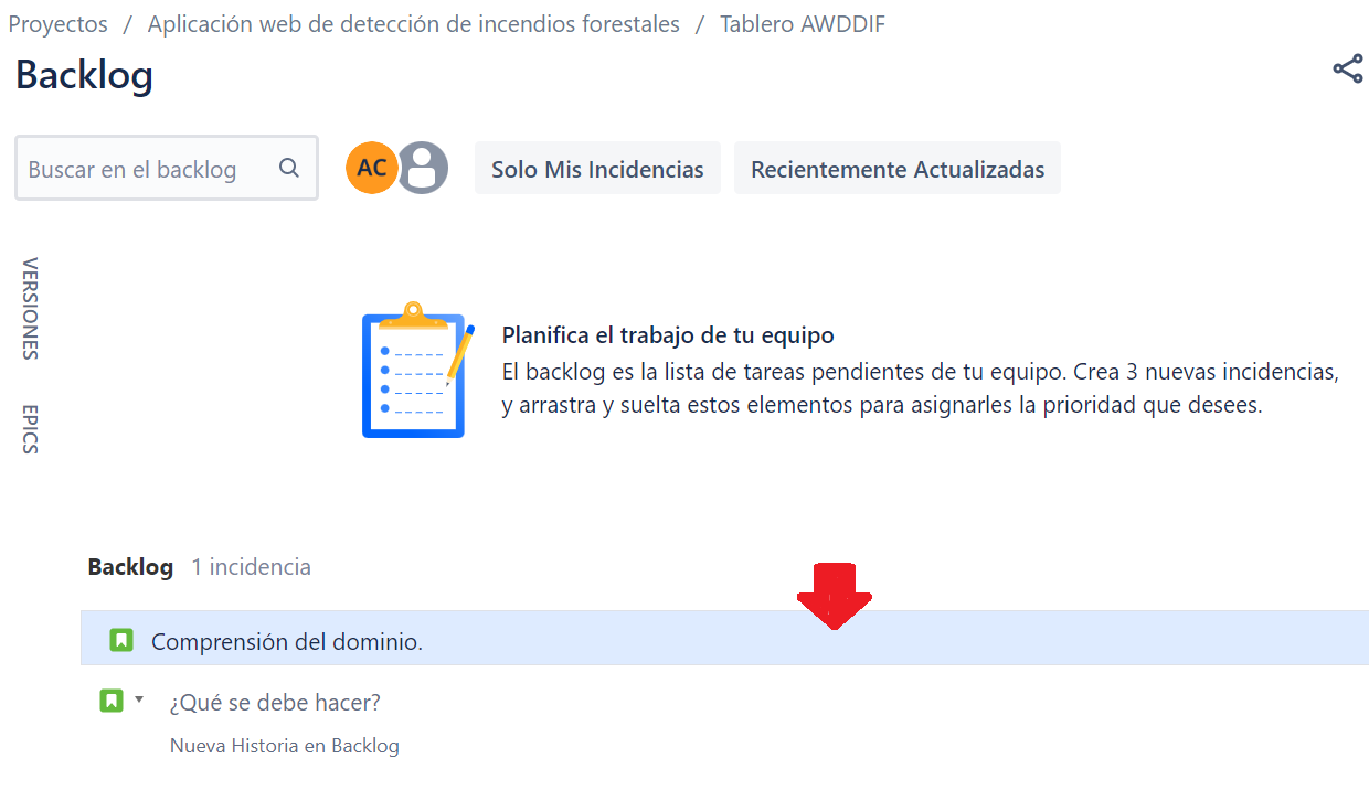 Banner proyecto Jira