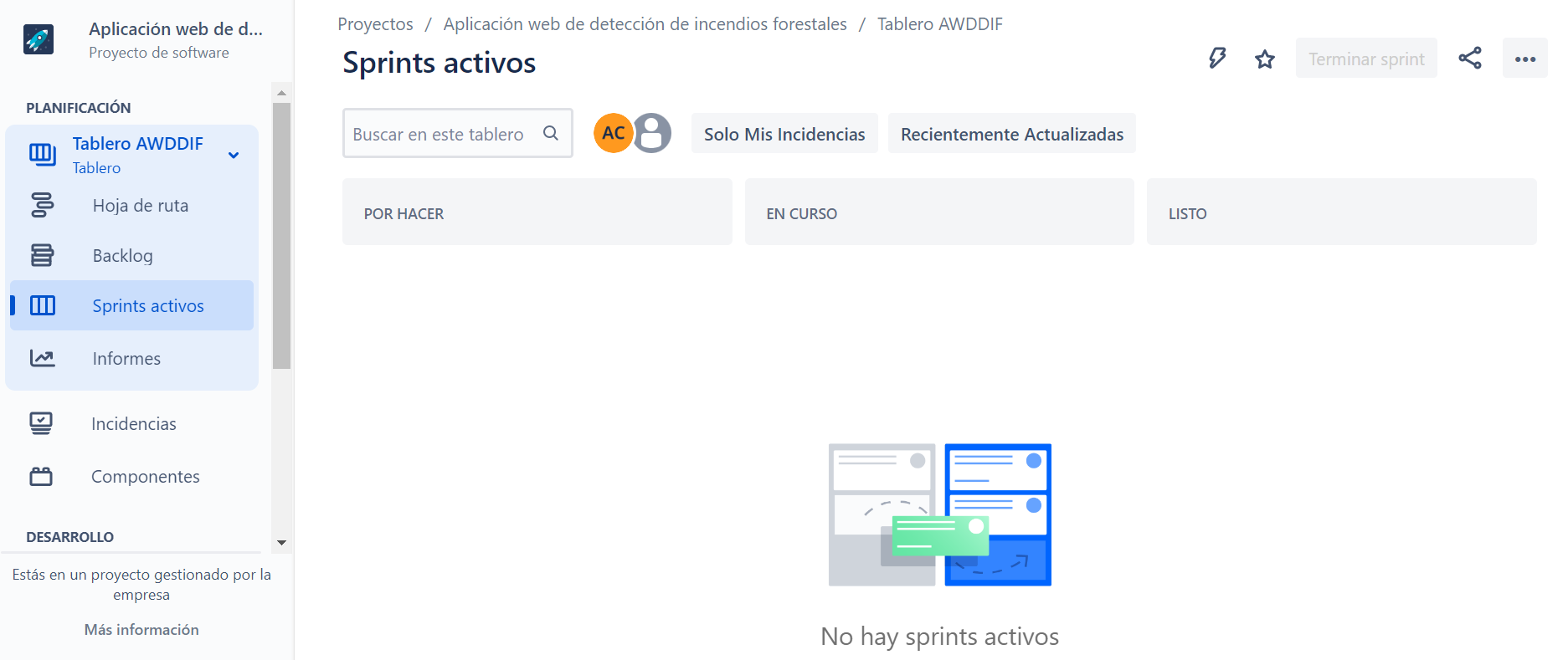 Banner proyecto Jira